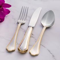 Faqueiro St. James 130 Peças Florence Gold Faqueiro St. James 130 Peças Florence Gold