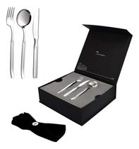 Faqueiro Studio Riva Aço Inox 48 Peças Manuela Luxo