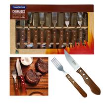 Faqueiro Talheres Jumbo 24pç Kit Churrasco Garfo/ Faca Origi Faqueiro Talheres Jumbo 24pç Kit Churrasco Garfo/ Faca Origi