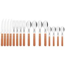 Faqueiro Tramontina 16 Peças Dynamic Cabos de Madeira