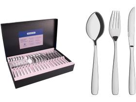 Faqueiro Tramontina Amazonas Aço Inox com Facas para Churrasco Acabamento Brilho 36 Peças 66960134