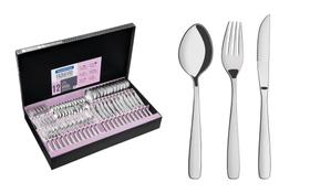 Faqueiro Tramontina Amazonas em Aço Inox com Facas para Churrasco Acabamento Brilho 72 Peças