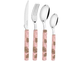 Faqueiro Tramontina Bliss 16 Peças Rosa Pastel 29899/129
