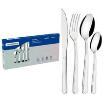 Faqueiro Tramontina Búzios 24 Peças Original Aço Inox Talheres Mesa Serve 6 Pessoas