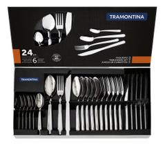 Faqueiro tramontina buzios 24pcs inox