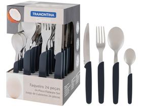 Faqueiro Tramontina Carmel 23499021 Inox 24 Peças Faqueiro Tramontina Carmel 23499021 Inox 24 Peças