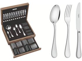 Faqueiro Tramontina Inox 101 Peças Firenze com Estojo