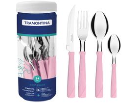 Faqueiro Tramontina Inox 24 Peças New Kolor