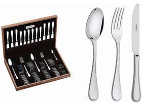 Faqueiro Tramontina Inox 42 Peças Firenze com Estojo