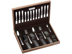 Faqueiro Tramontina Inox 42 Peças Vicenza 66924203 com Estojo Faqueiro Tramontina Inox 42 Peças Vicenza 66924203 com Estojo