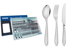 Faqueiro Tramontina Inox 88 Peças Laguna Faqueiro Tramontina Inox 88 Peças Laguna