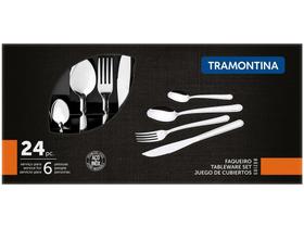 Faqueiro Tramontina Inox - Búzios 24 Peças Faqueiro Tramontina Inox - Búzios 24 Peças