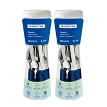 Faqueiro Tramontina Ipanema Azul 48 Peças em Aço Inox