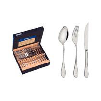 Faqueiro Tramontina Italy 24 Peças com Facas para Churrasco Forjadas 6mm