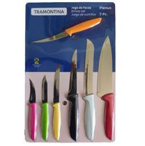 Faqueiro Tramontina Jogo De Facas 7 peças Inox Plenus Presente