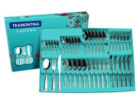 Faqueiro Tramontina Laguna Aço Inox com Facas para Churrasco 42 Peças