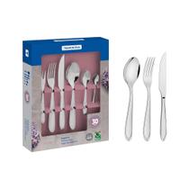 Faqueiro Tramontina Laguna com Facas para Churrasco em Aço Inox 30 Peças Tramontina
