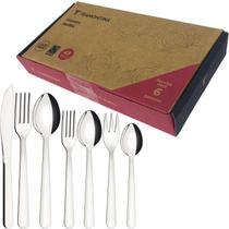 Faqueiro Tramontina Malibu 48 Peças em Aço Inox para Churrasco e Mesa