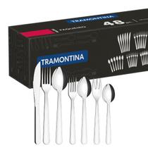 Faqueiro Tramontina Malibu 48 Peças em Aço Inox para Churrasco e Mesa