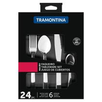 Faqueiro Tramontina Malibu: Elegância Completa com 24 Peças para Mesa Faqueiro Tramontina Malibu: Elegância Completa com 24 Peças para Mesa