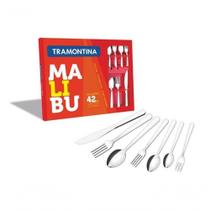 Faqueiro Tramontina Malibu Em Aço Inox 42 Peças Faqueiro Tramontina Malibu Em Aço Inox 42 Peças