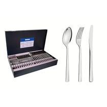 Faqueiro Tramontina Oslo em Aço Inox com Facas de Mesa 72 Peças