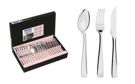 Faqueiro Tramontina Pacific em Aço Inox com Facas para Churrasco Acabamento Alto Brilho com Detalhes Faqueiro Tramontina Pacific em Aço Inox com Facas para Churrasco Acabamento Alto Brilho com Detalhes