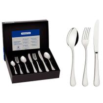 Faqueiro Zurique com 42 Peças em Aço Inox Acabamento Brilho - Tramontina Faqueiro Zurique com 42 Peças em Aço Inox Acabamento Brilho - Tramontina