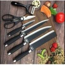 Faqueiros De Churasco De Aço Nióbio Profissional 6 Peças Faqueiros De Churasco De Aço Nióbio Profissional 6 Peças