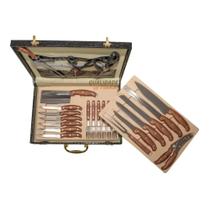 Faqueiros De Churasco De Aço Nióbio Profissional 6 Peças Faqueiros De Churasco De Aço Nióbio Profissional 6 Peças