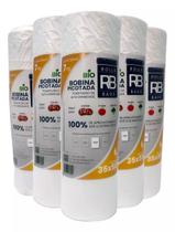 Fardo 6 Bobina Plástica Picotada Fundo Reto 35x50 P/7kg