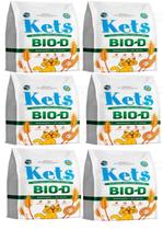 Fardo 6 Unidades - Granulado Sanitario para Gatos Kets Bio-d Super Premium 3 Kg - KIT