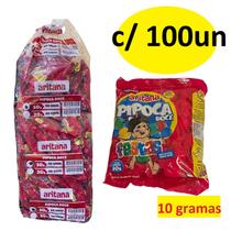 Fardo De Mini Pipoca doce c/ 100 Unidades De 10gr Aritana