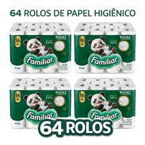 Fardo de papel higienico familiar 30m com 64 rolos Fardo de papel higienico familiar 30m com 64 rolos