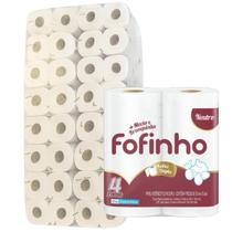 Fardo Papel Higiênico Fofinho Folha Dupla Total 96 Rolos