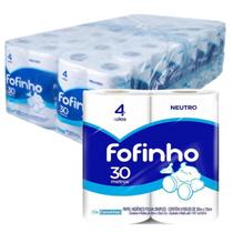 Fardo Papel higiênico Fofinho Neutro 30mts Total 64 Rolos Fardo Papel higiênico Fofinho Neutro 30mts Total 64 Rolos