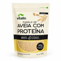 Farelo de aveia com Proteína sem glúten Vitalin 160g Farelo de aveia com Proteína sem glúten Vitalin 160g