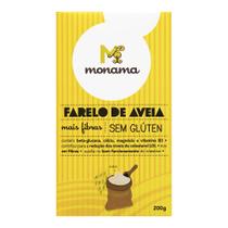 Farelo de Aveia Monama Sem Glúten Saudável 200g