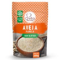 Farelo de Aveia Sem Glúten Q-VITA 200g Farelo de Aveia Sem Glúten Q-VITA 200g