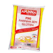 Farinha Aminna Sem Glúten Fsg Bolos Cremes Pacote 500g Farinha Aminna Sem Glúten Fsg Bolos Cremes Pacote 500g