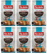 Farinha de Arroz Sem Glúten Zero lactose 1kg Tio João 6 Uni Farinha de Arroz Sem Glúten Zero lactose 1kg Tio João 6 Uni