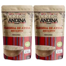 Farinha de Aveia Color Andina 150g - 2 pacotes - COLOR ANDINA FOODS