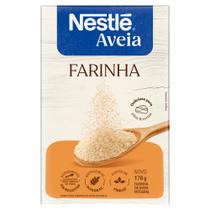 Farinha de aveia Nestlé, caixa com 170 G produto integral.