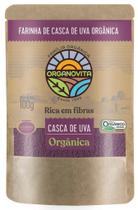 Farinha De Casca De Uva Orgânica Organovita 100 G