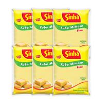 Farinha De Fubá Mimoso Sinhá 500g Kit C/ 6 Un. Farinha De Fubá Mimoso Sinhá 500g Kit C/ 6 Un.
