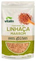 Farinha De Linhaça Marrom Sem Glúten Vitalin 150G