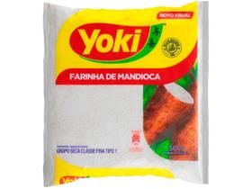 Farinha de Mandioca Crua Seca Yoki 500g Farinha de Mandioca Crua Seca Yoki 500g