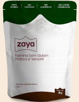 Farinha de Mandioca Multiuso Sem Glúten Sem Lactose de 1kg-Zaya Farinha de Mandioca Multiuso Sem Glúten Sem Lactose de 1kg-Zaya