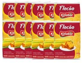 Farinha De Milho Flocão Kisabor 500G Fardo Com 12 Un