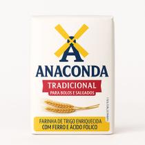 Farinha De Trigo Anaconda Tradicional 1kg Kit Com 4 Unidades Farinha De Trigo Anaconda Tradicional 1kg Kit Com 4 Unidades